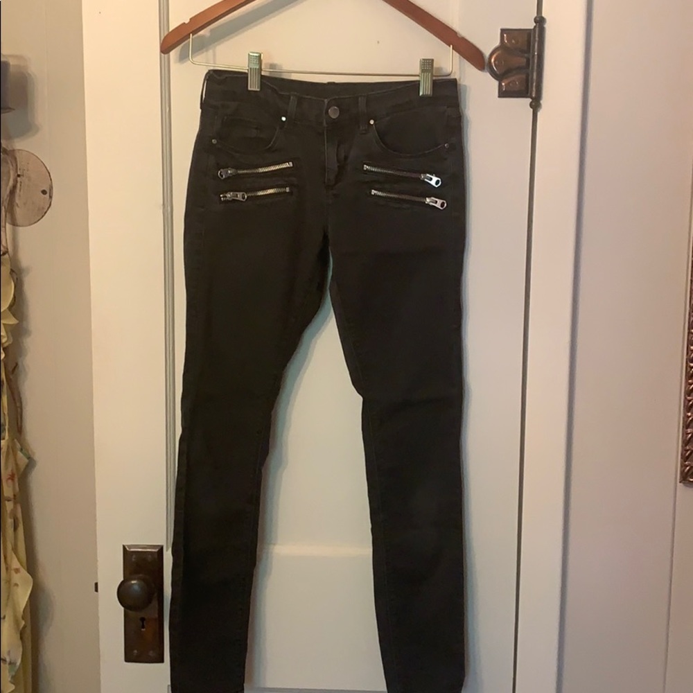 2/$20 Topshop moto jeans sz 28/32 black wash